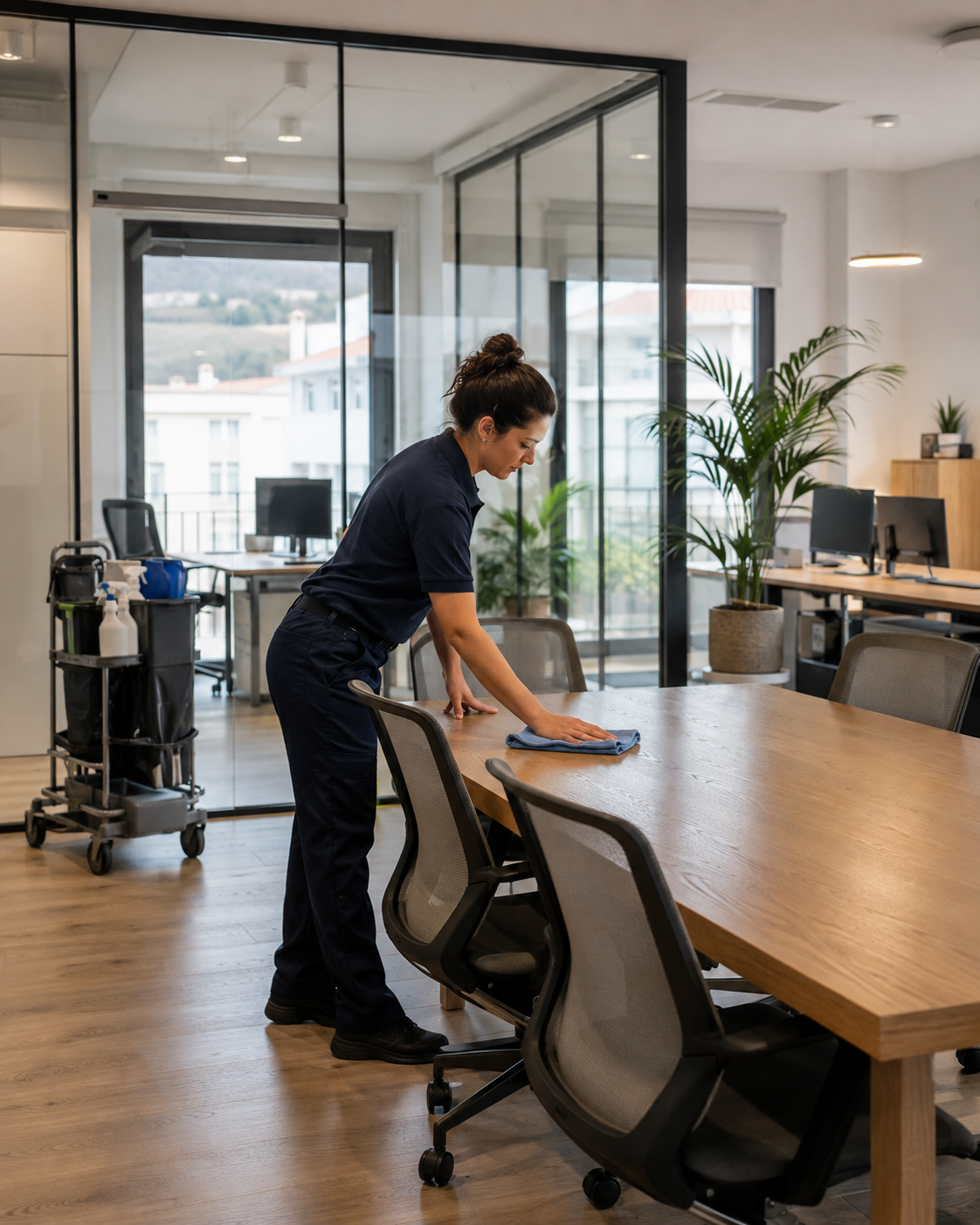 Professional office cleaning service in Estepona